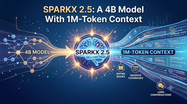 SparkX 2.5: A 4B Model With 1M-Token Context